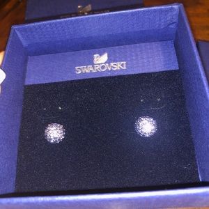 Swarovski Light Purple Earrings - Never worn